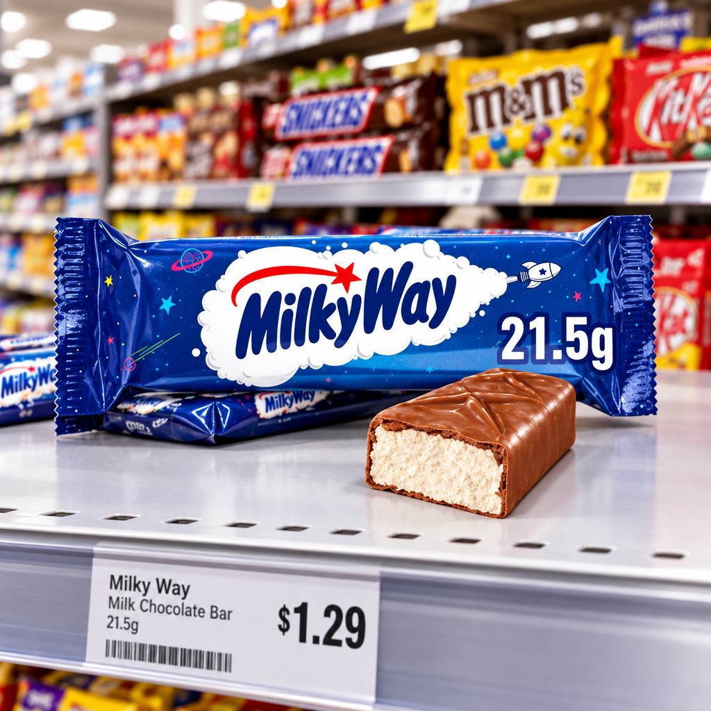 60 X Milky Way Milk Chocolate Snack Bar - 21.5G