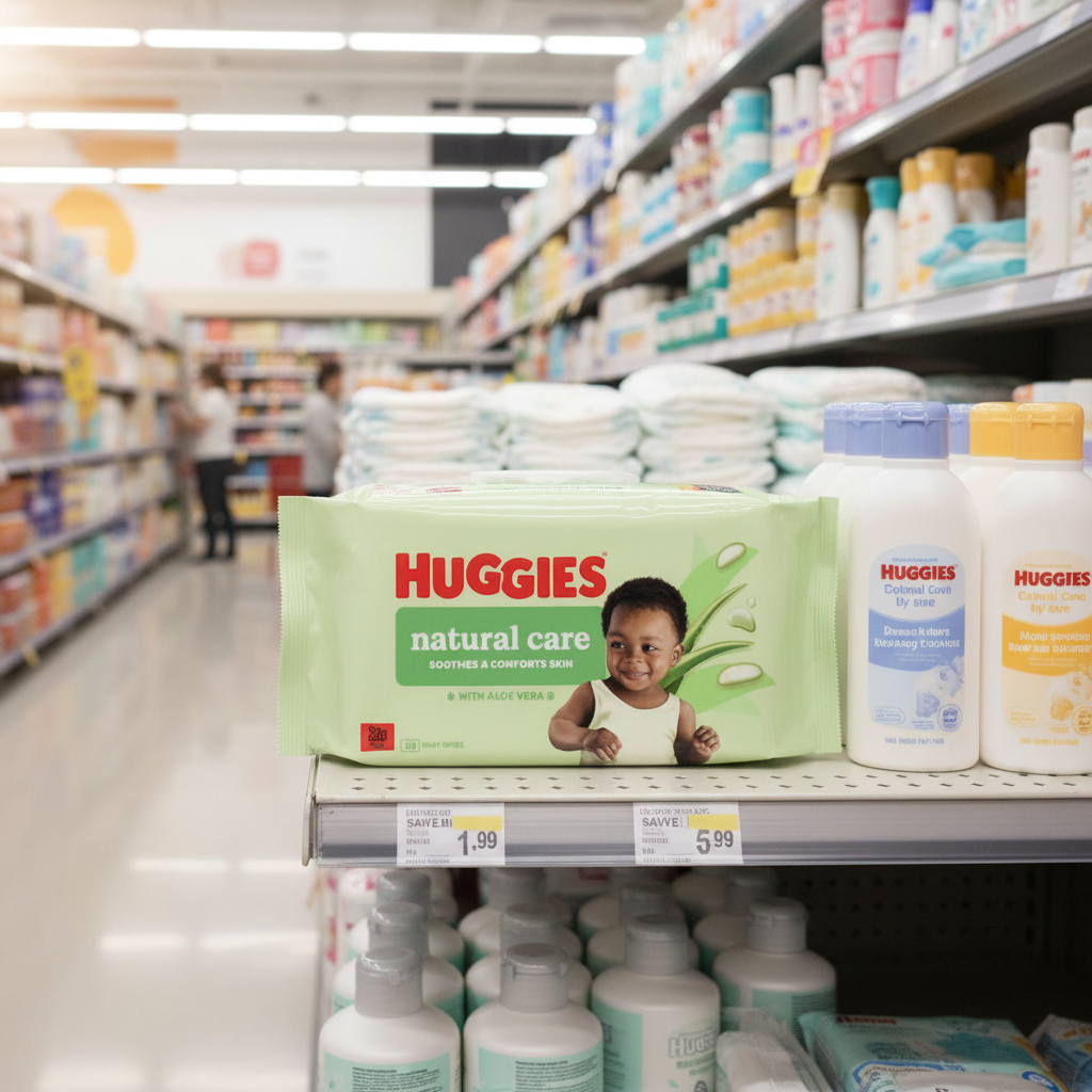 10 X Huggies Baby Wipes Natural - 48 Pack