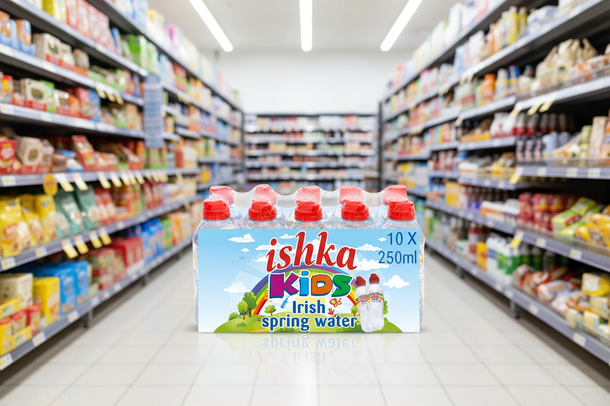 3 x Ishka Kids Irish Spring Water 10 Pack 250Ml