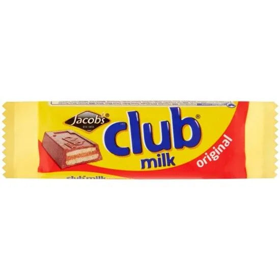 Jacob's Club Milk Original 60 X 22G