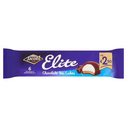 20 x Jacob's Elite Chocolate Tea Cakes 2.50