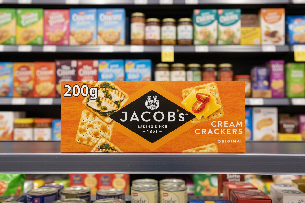 24 x Jacob's The Original & Best Cream Crackers 200G