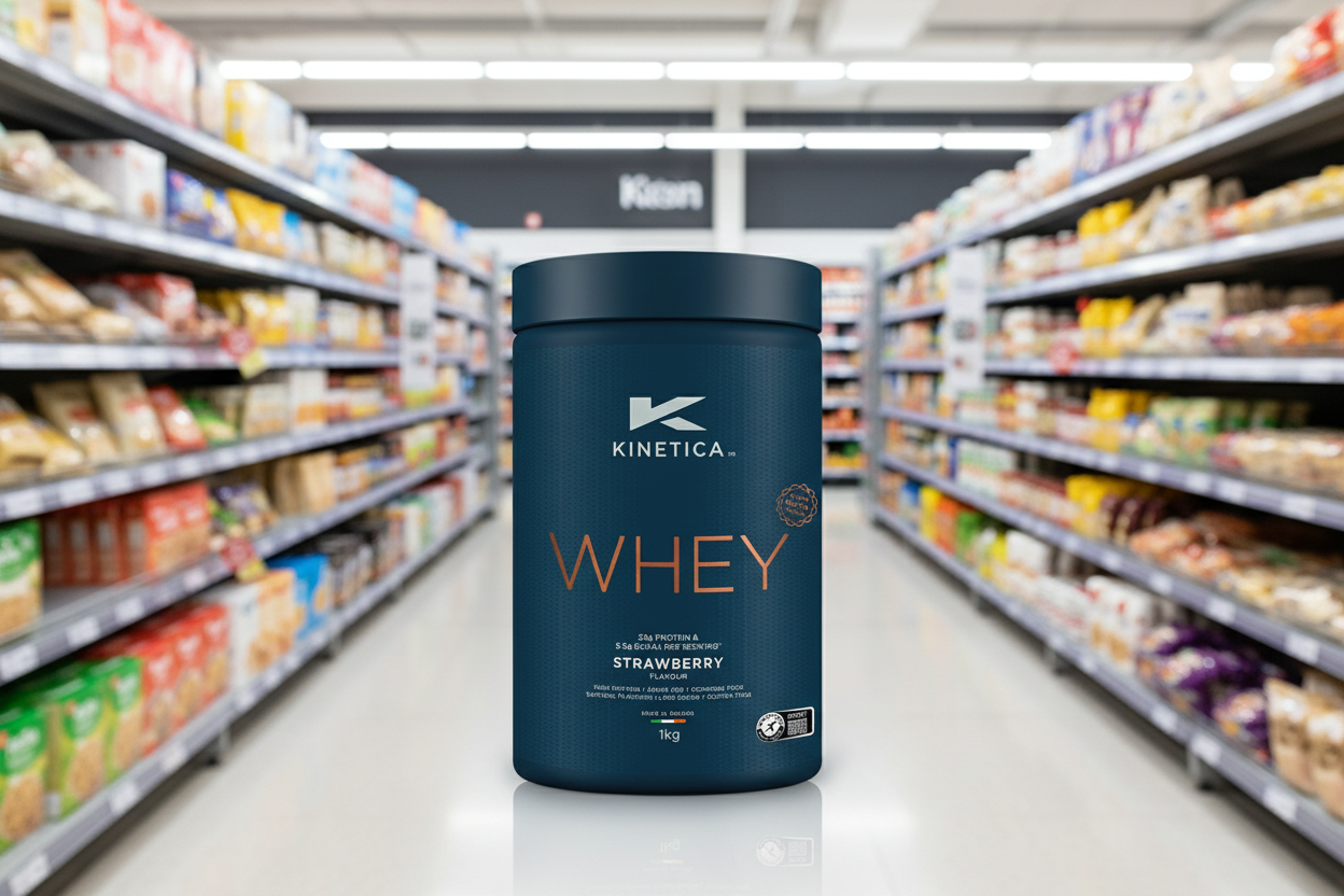 Kinetica Whey Protein Strawberry Flavour 1Kg