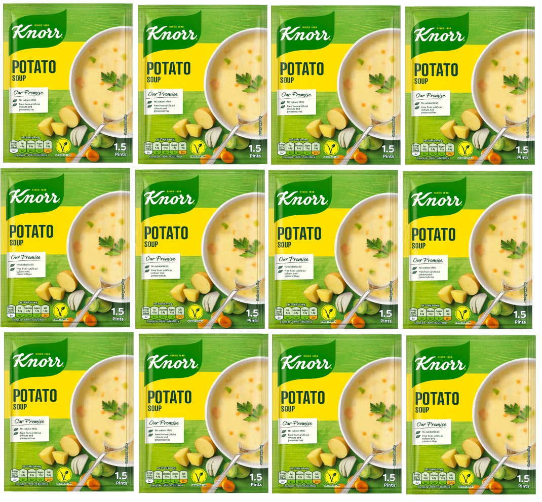 12 x Knorr Soup Potato 78G