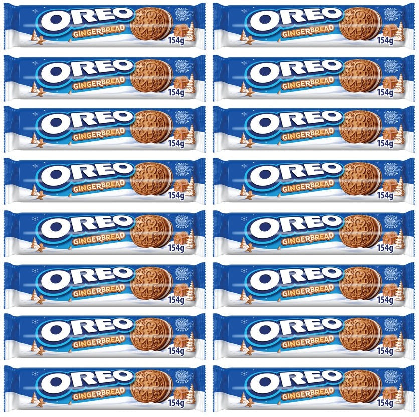 16 x Oreo Gingerbread Cookies 154G
