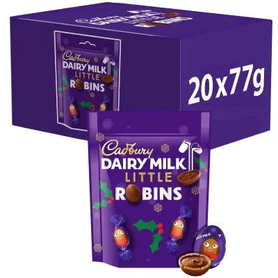 20 x Cadbury Christmas Robins - 77GM