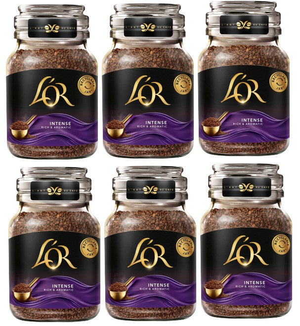 6 x L'Or Instant Coffee Intense 100Gm