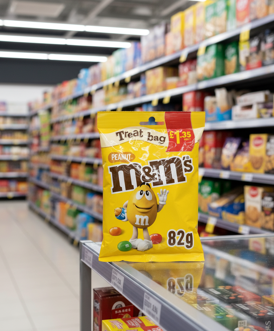 16 x M&m's Peanut Treat Bag - 82GM