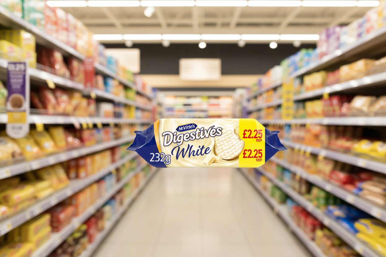 12 x White Chocolate Digestives 12x232g -