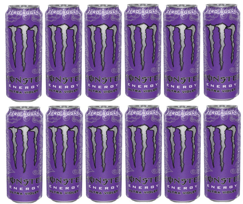 12 x Monster Energy Ultra Violet 500Ml