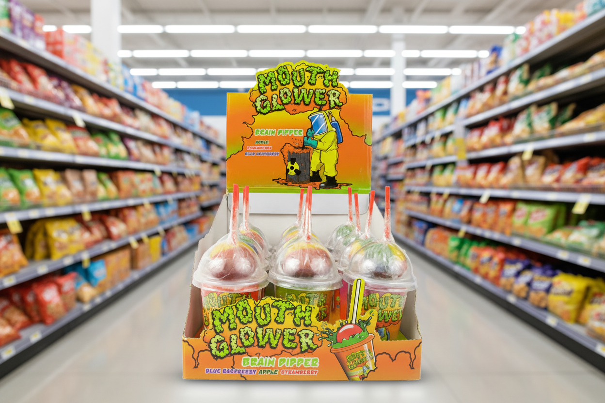 12 x Mouth Glower Sour Brain Dipper - 60ML