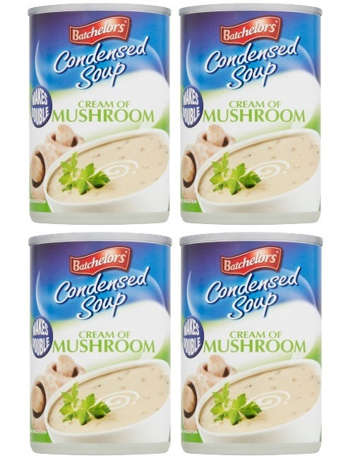 4 x Batchelors Cream Of Mushroom Soup 295G