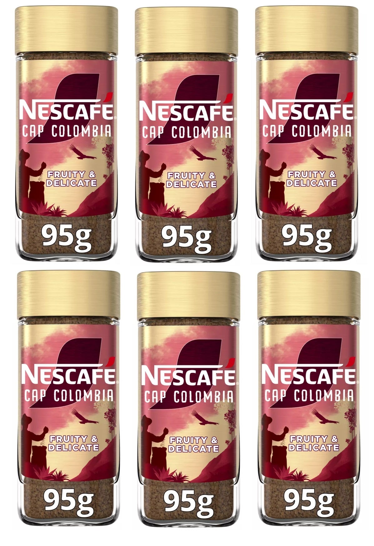 6 x Nescafé Cap Colombia 95G