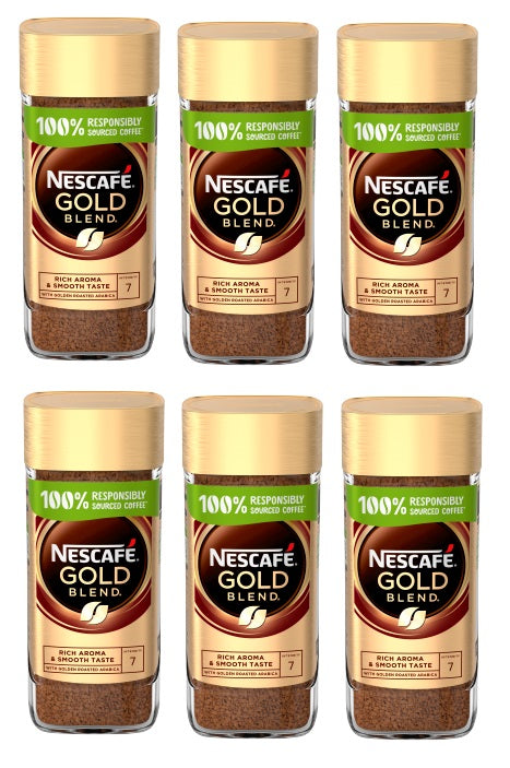 6 x Nescafe Gold Blend 100Gm