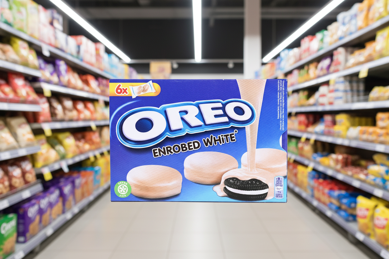 10 X Oreo White Chocolate Snowy Covered 246GM