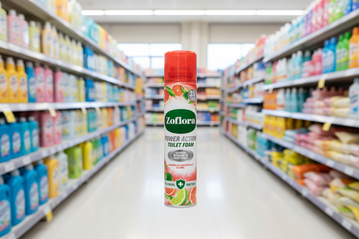 8 X Zoflora Toilet Foam Grapefruit & Lime - 300Ml