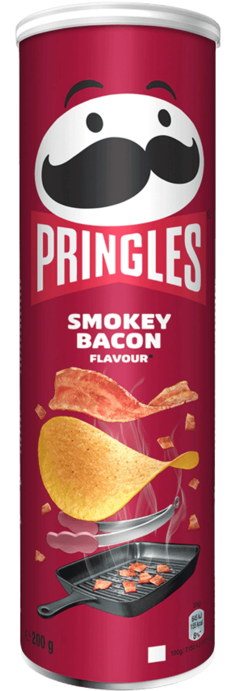 19 X Pringles Smokey Bacon - 165Gm