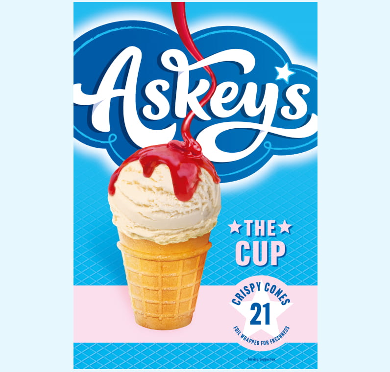 12 x Askeys Cup Cones - 21PK