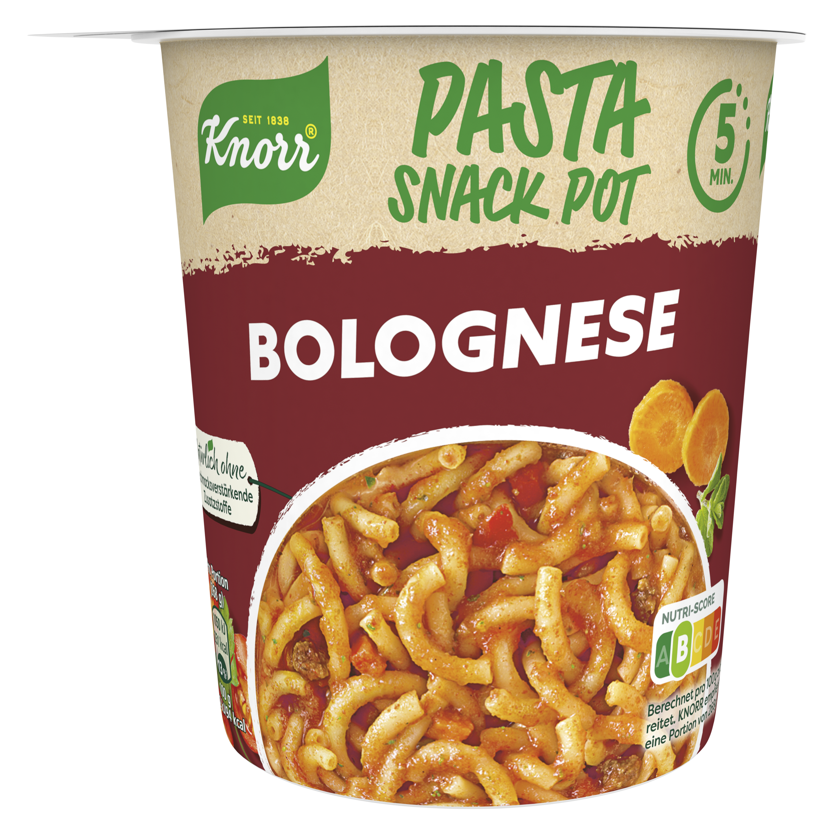 8 x Knorr Quick Lunch Pasta Bolognese 68G