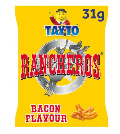 50 x Tayto Rancheros Bacon Flavour 31G