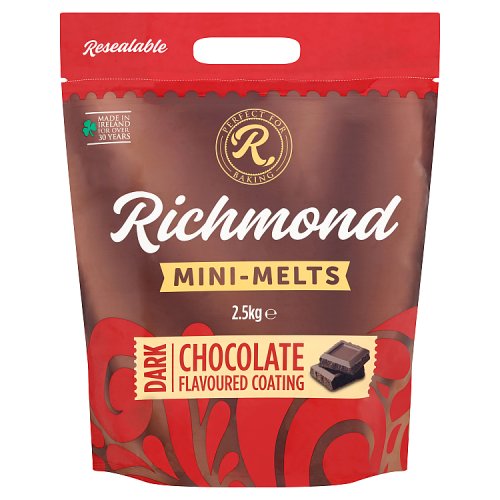 Richmond Mini-Melts Dark Chocolate Flavoured Coating 2.5Kg