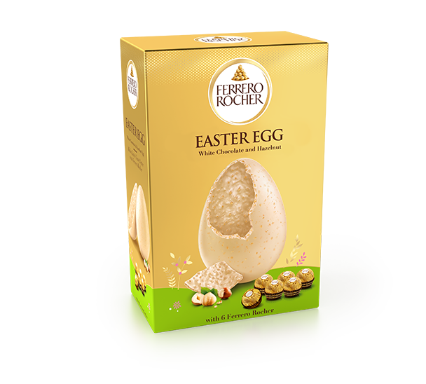 4 X Ferrero Rocher Golden Easter Egg White - 175Gm