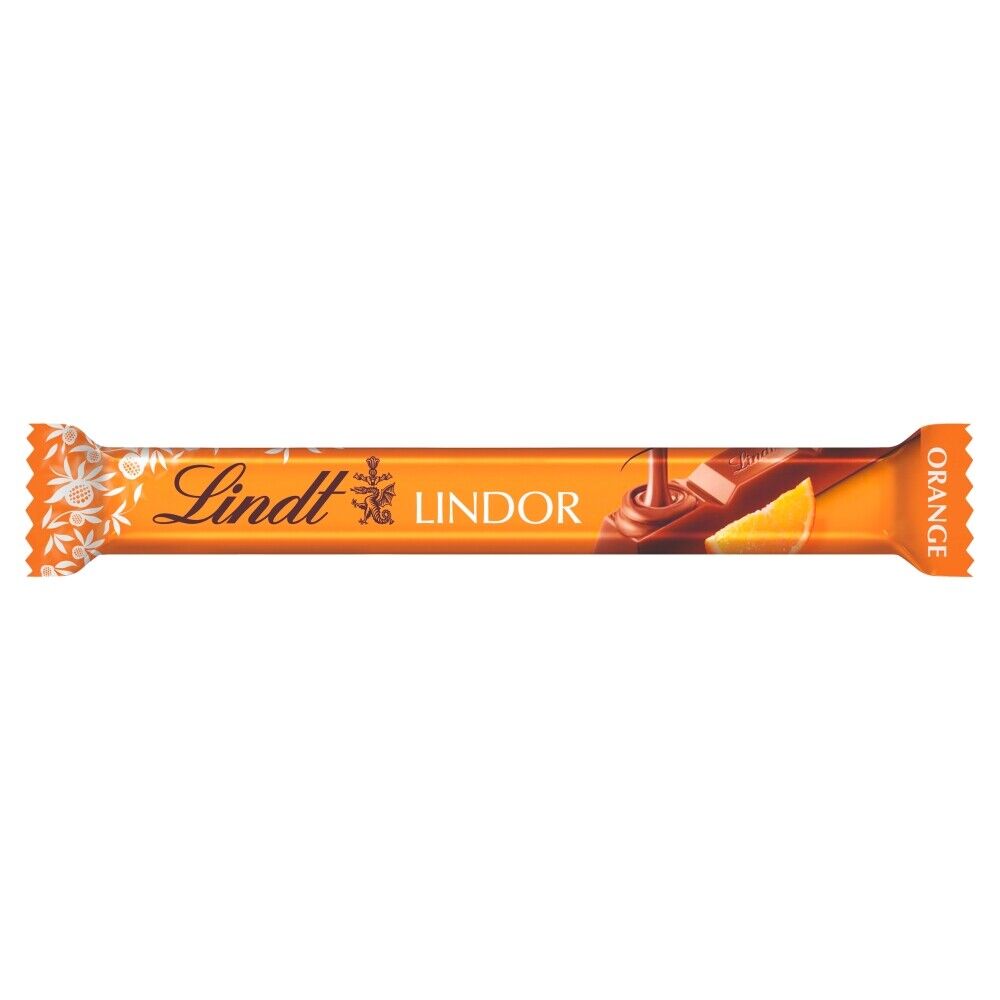 24 x Lindor Milk Orange Mint Treat Bar - 38GM