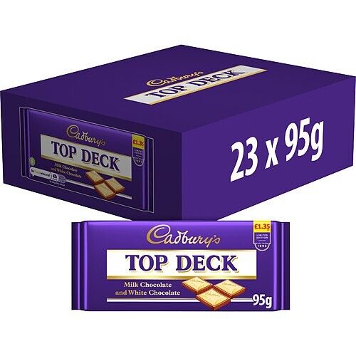 23 x Cadbury Top Deck Large Bar - 95GM