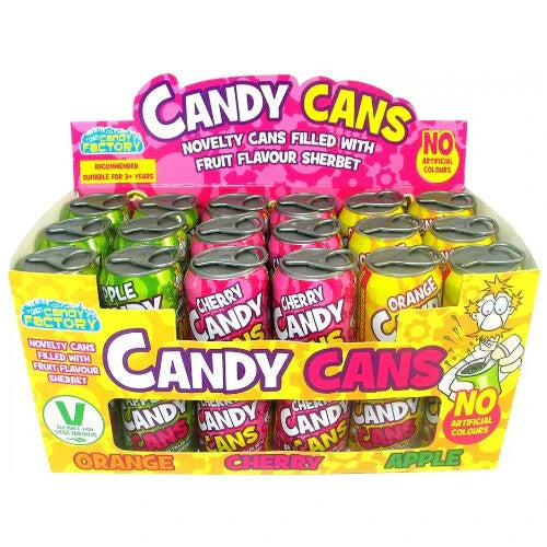 36 x Candy Factory Candy Cans 13G