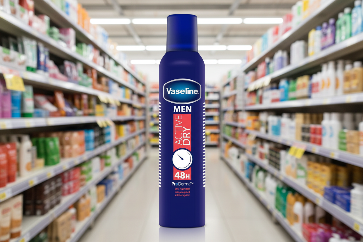 6 X Vaseline Anti P Men Active Dry - 250Ml