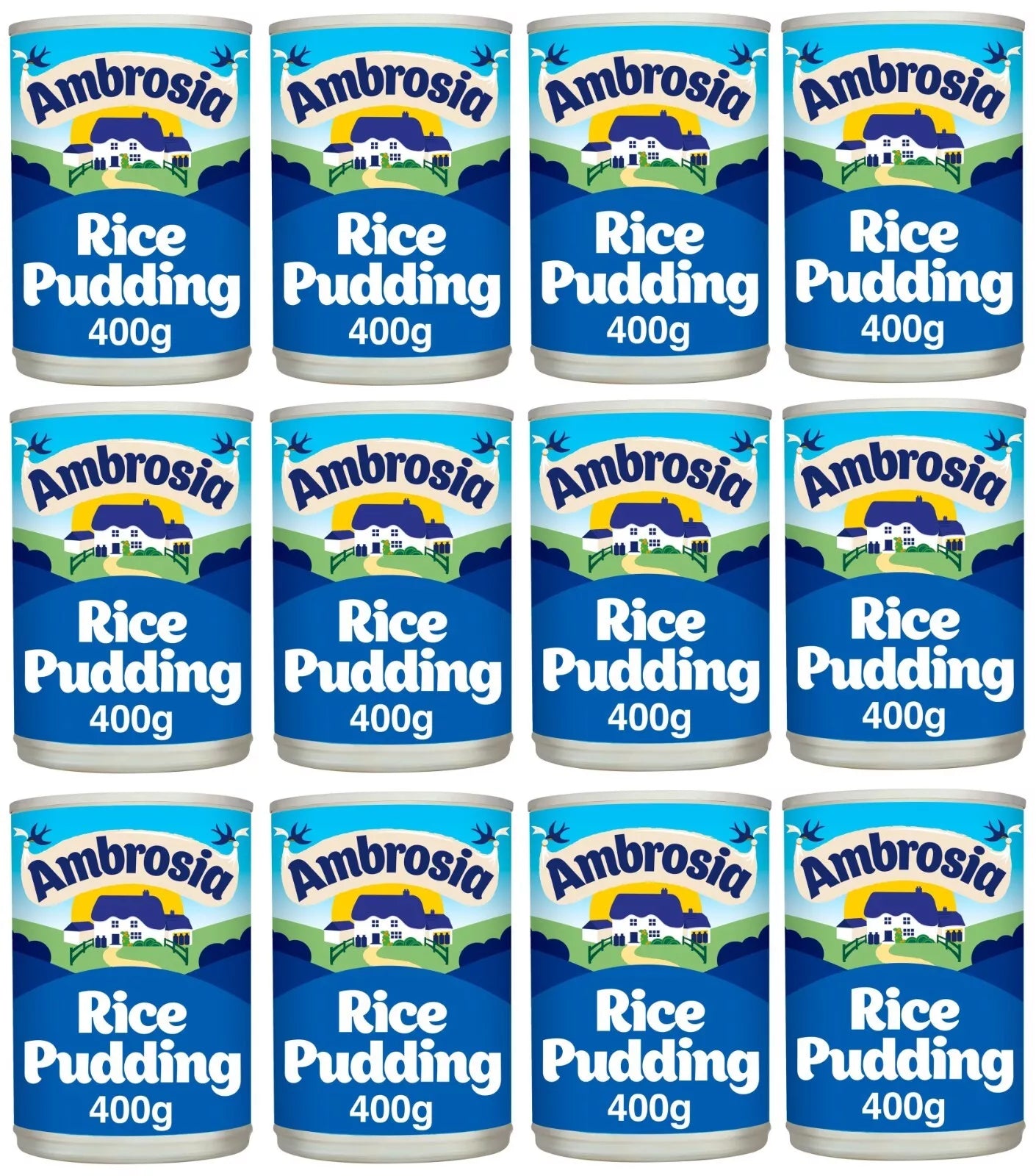 12 x Ambrosia Rice Pudding 400G