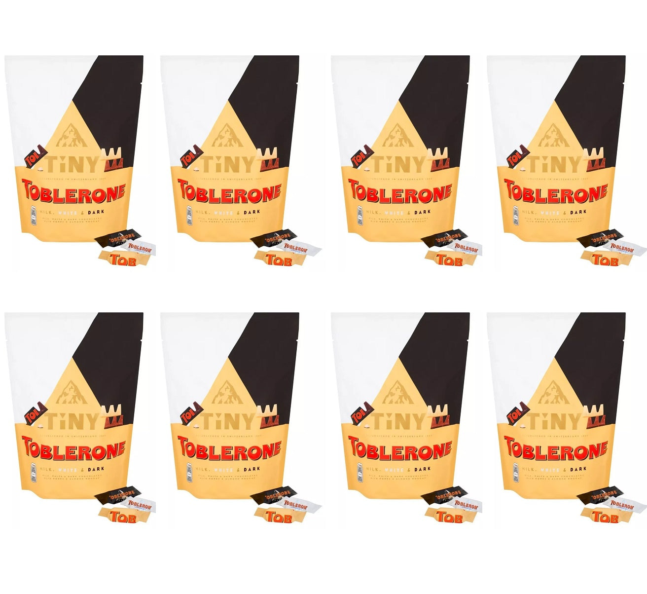 8 x Toblerone Chocolate Pieces-Assorted 280 Gr