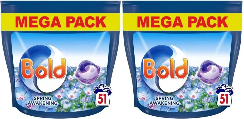 2 x Bold All In 1 Pods Spring - 51 PACK