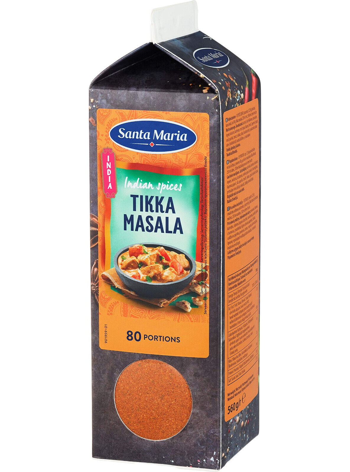 6 x Santa Maria Indian Spices Tikka Masala 560G