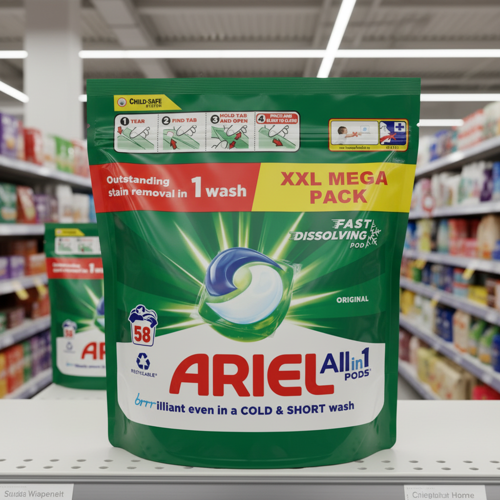 2 x Ariel All-In-1 Pods® Washing Liquid Capsules 51 Washes