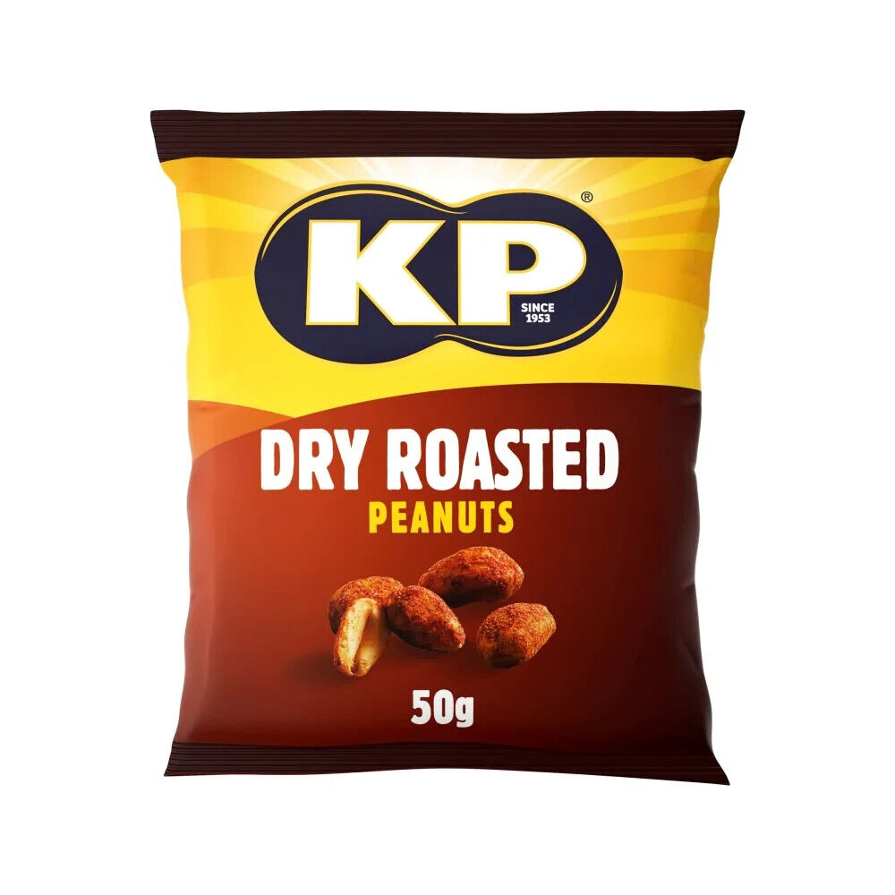 21 x Kp Dry Roasted Peanuts 50G