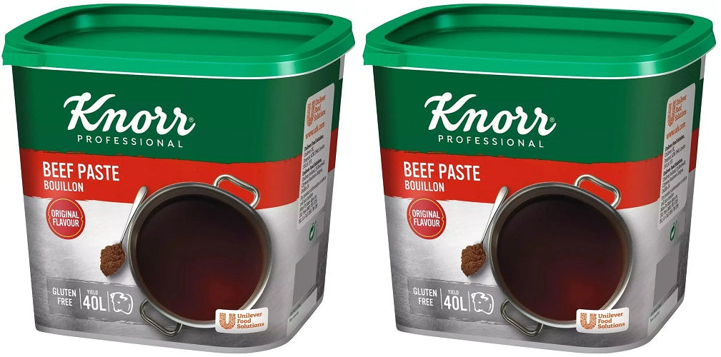 2 x Knorr Professional Beef Paste Bouillon 880G