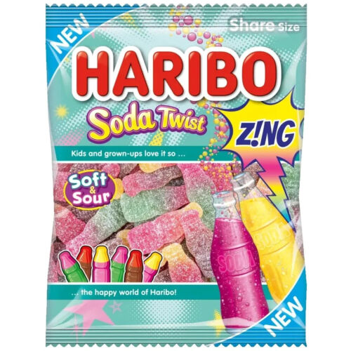 12 x Haribo Soda Twist Zing 160G