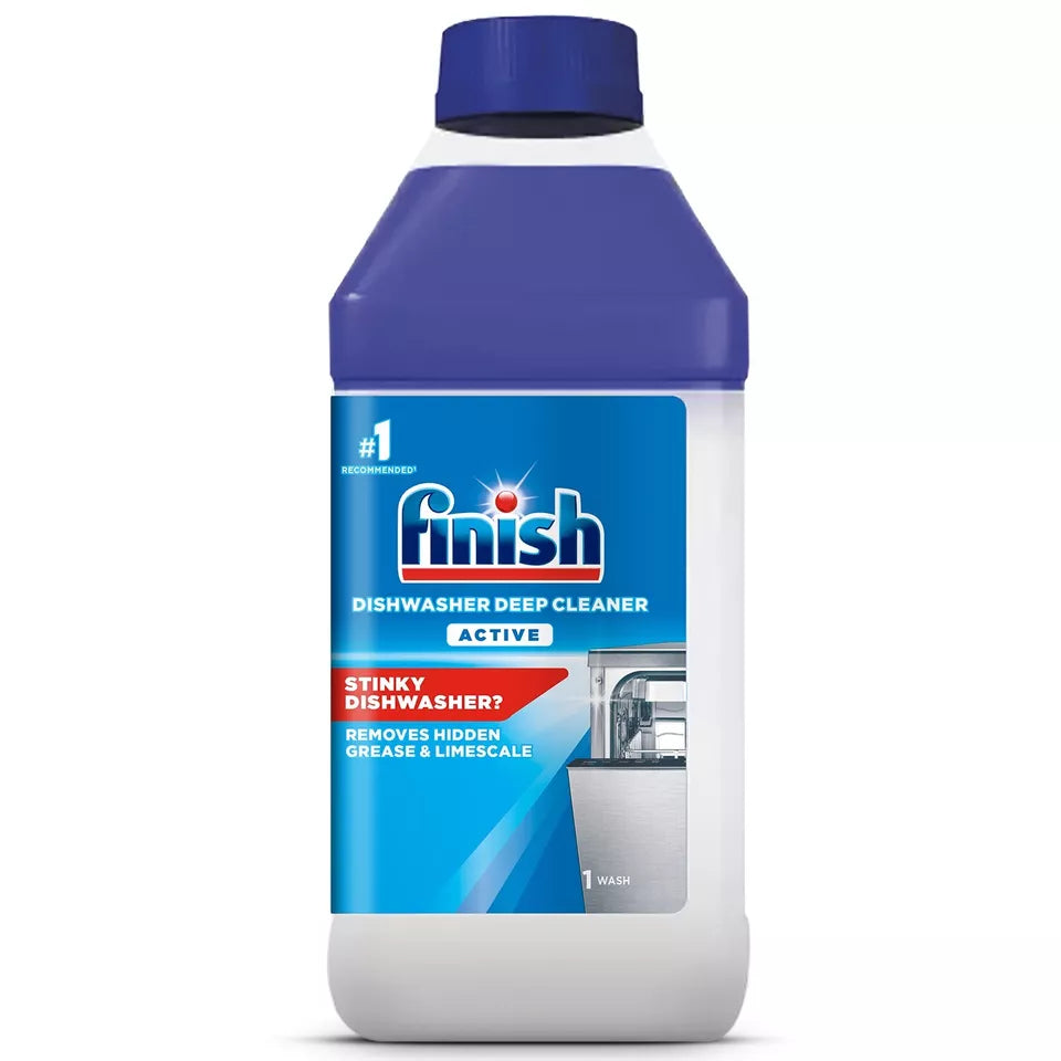 6 x Finish Dishwasher Cleaner Active Regular