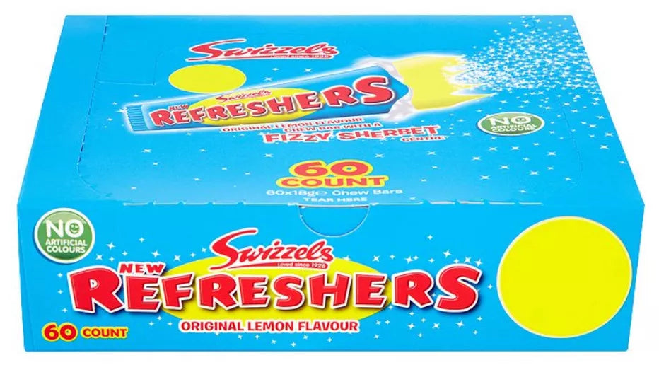 60 x Swizzels Refreshers Original Lemon Flavour