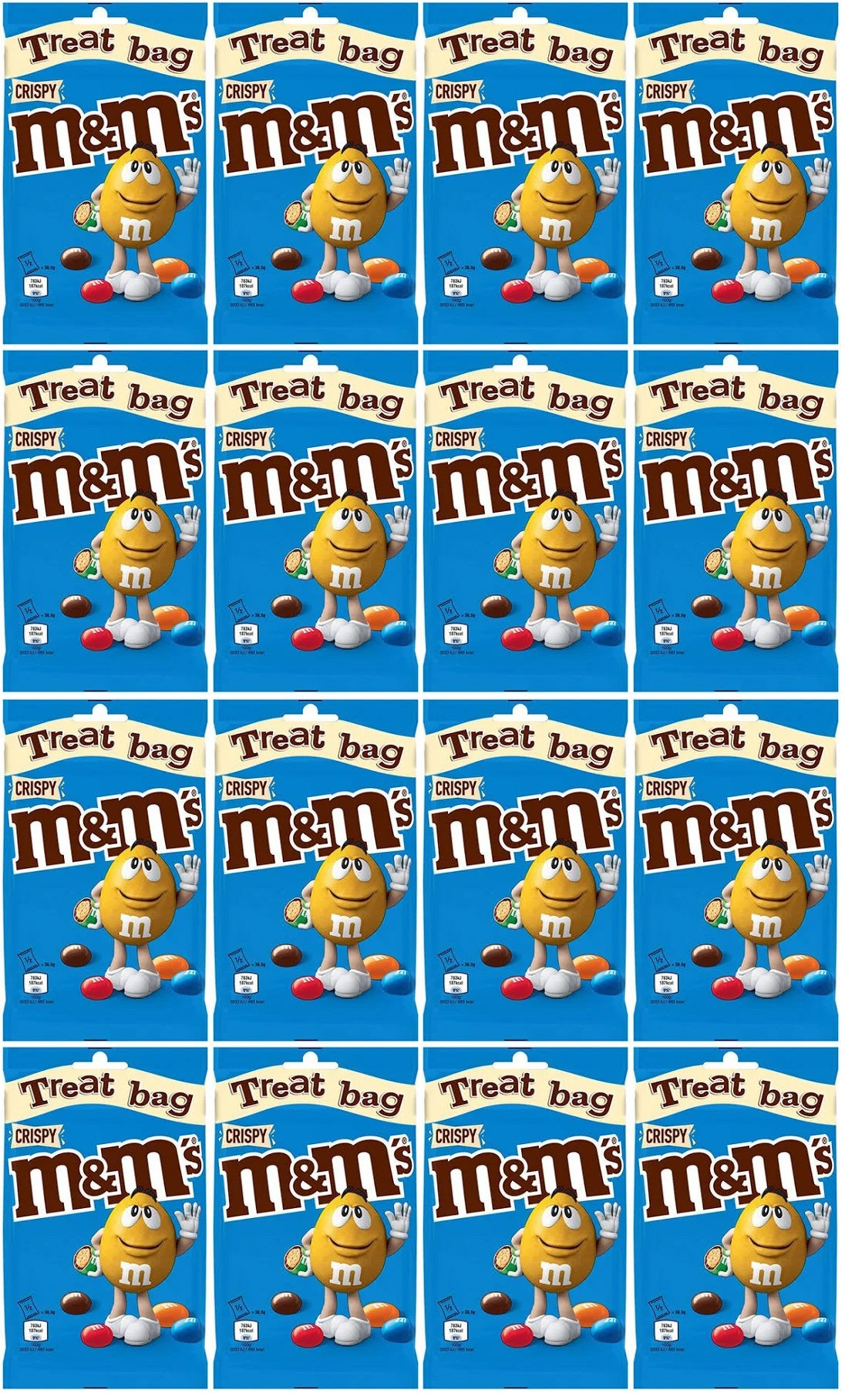 16 x M&m's Crispy Treat Bag - 82GM