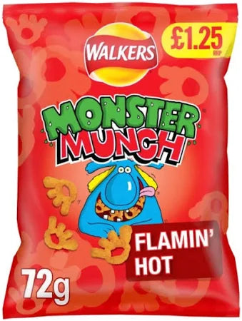 18 x Monster Munch Flamin Hot - 72GM