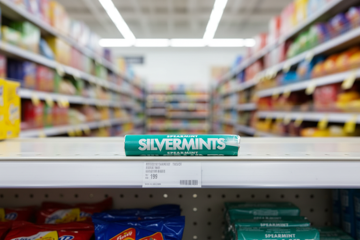 36 x Silvermints Spearmint Flavoured Sweets 30G