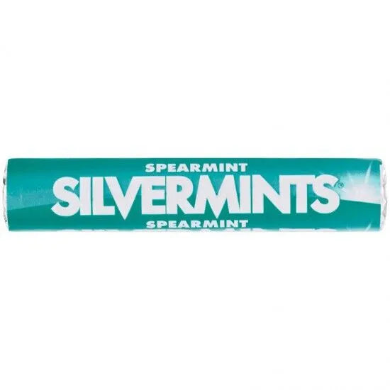 36 x Silvermints Spearmint Flavoured Sweets 30G