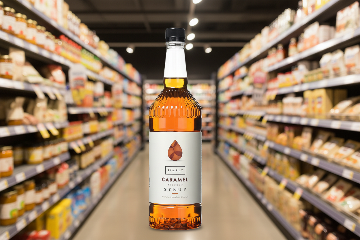 Simply Caramel Flavoured Syrup 1 Litre