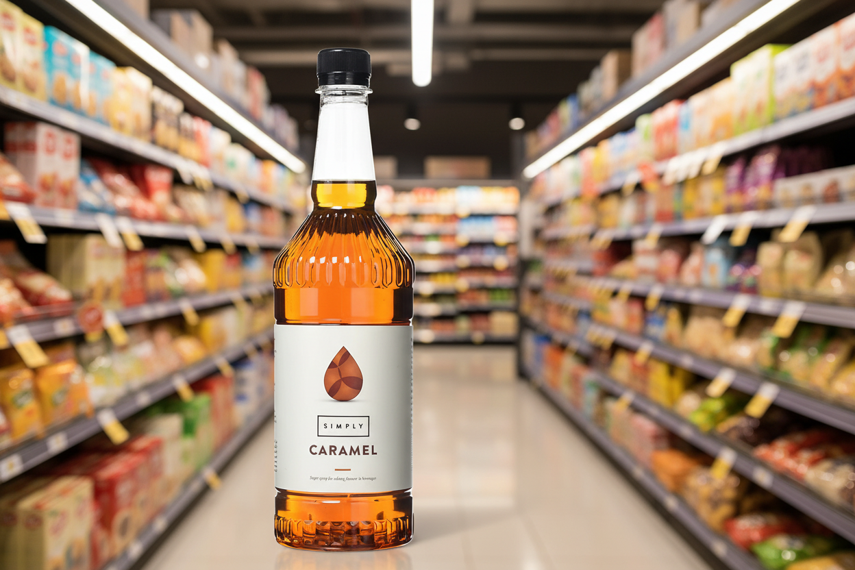 Simply Caramel Flavoured Syrup 1 Litre