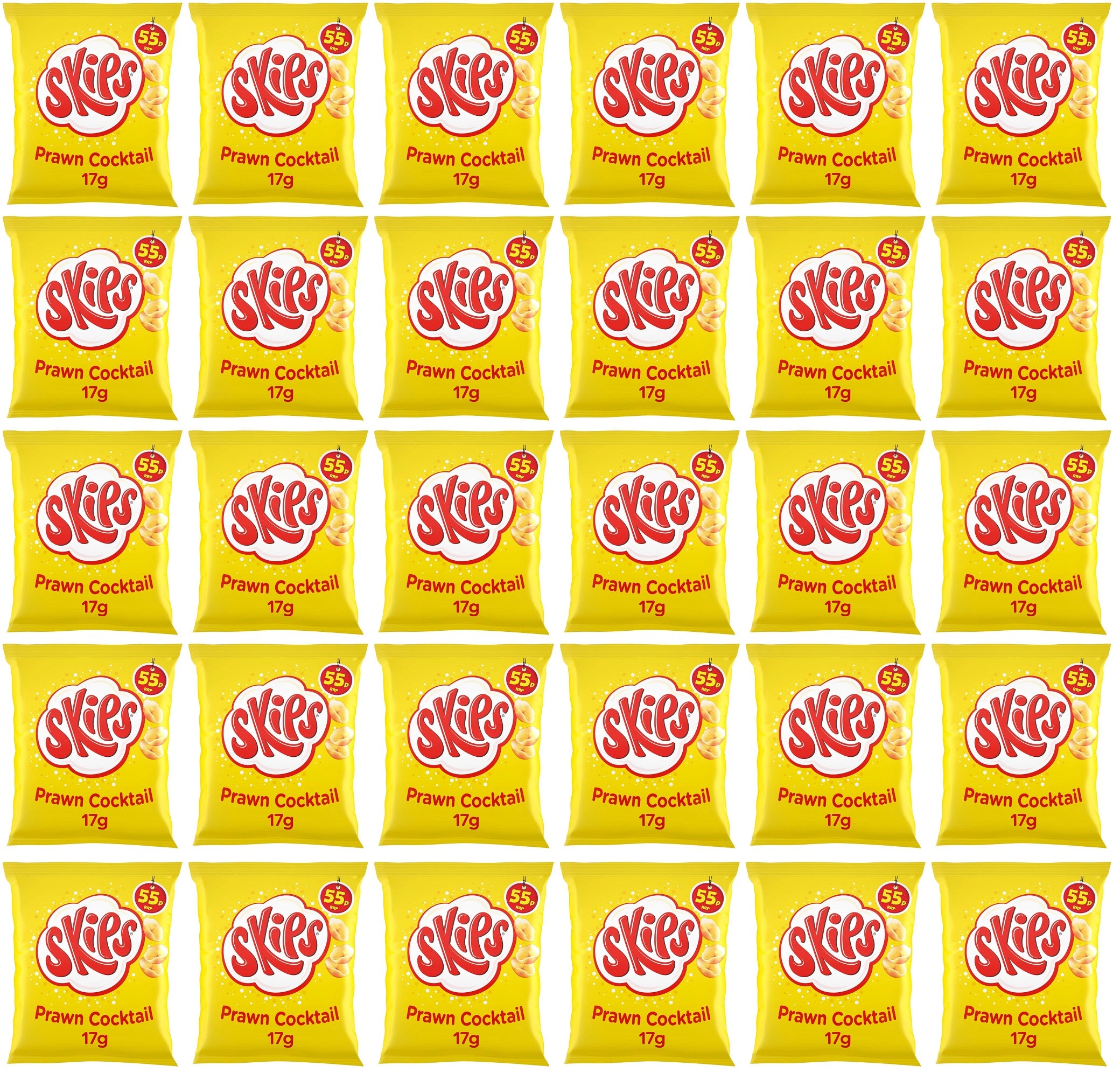 30 x Kp Skips Prawn Cocktail - 17GM