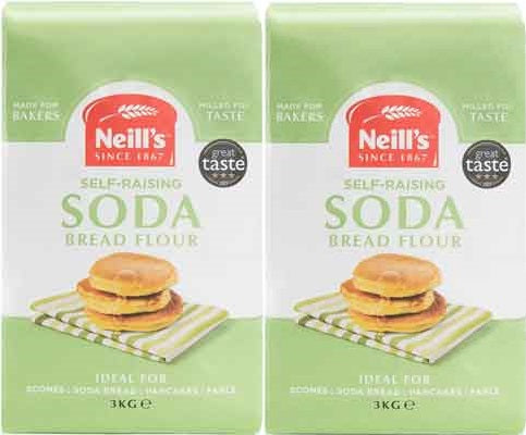 2 x Soda Bread Flour - Neills (3KG)