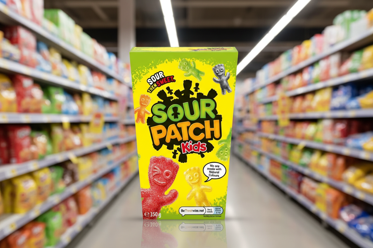 6 x Sour Patch Kids Sweets Cartan - 350GM