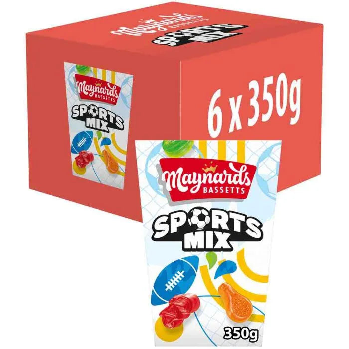 6 x Maynard Bassetts Sports Mix Carton - 350GM